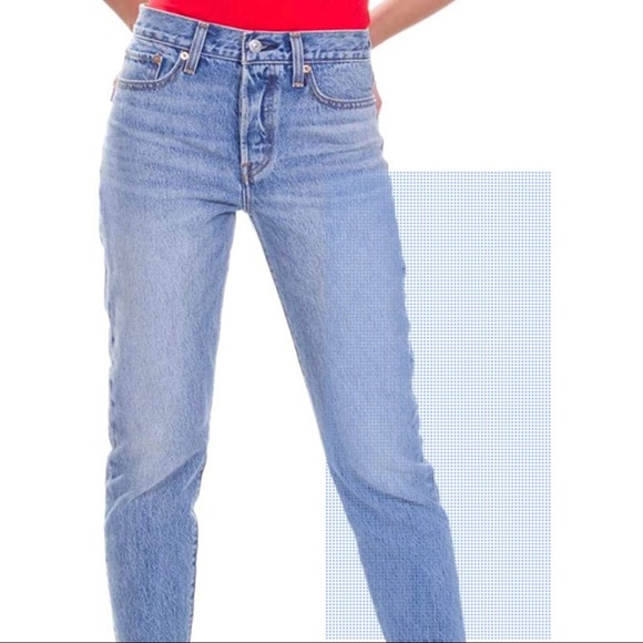 •LAST PAIR* Levi’s Wedgie hi waisted VTG inspired frayed jeans NWT SZ 30/SZ 10 - Picture 6 of 15